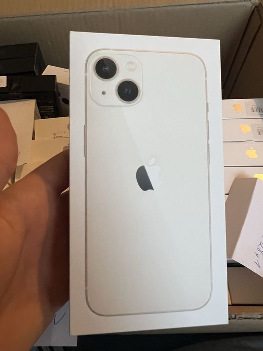ORYGINALNE Pudełko do iPhone 13 Starlight / Biały