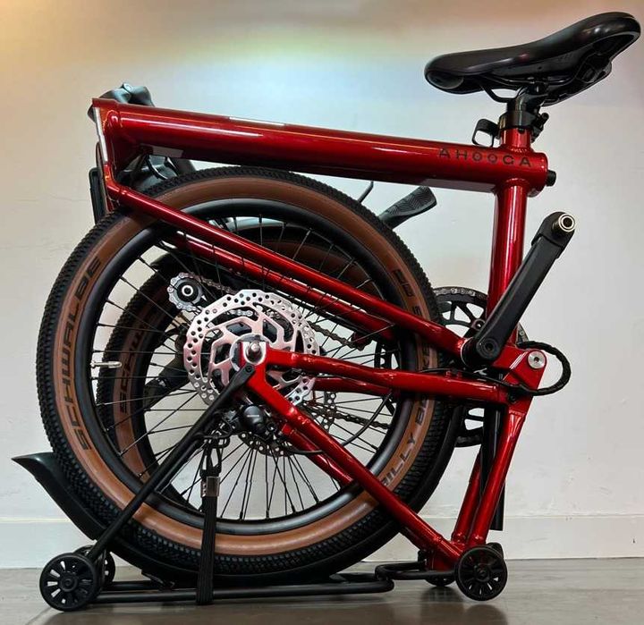 Ahooga A-MAX bicicleta dobrável ultra compacta
