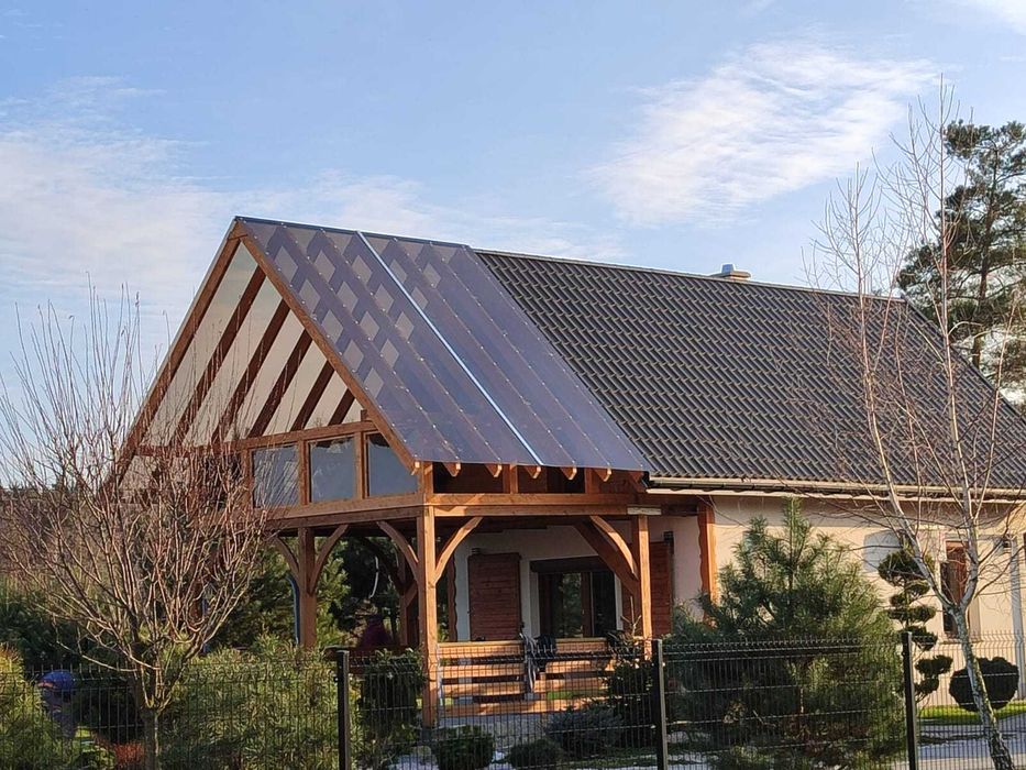 Poliwęglan lity grubość 5 mm 6 mm 2 UV zadaszenie wiata