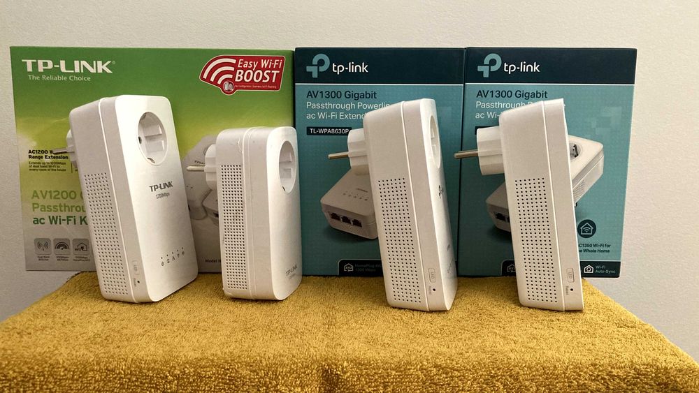 TP-Link TL-WPA8630P KIT + 2 extensores AV1300 – rede Powerline Wi-Fi
