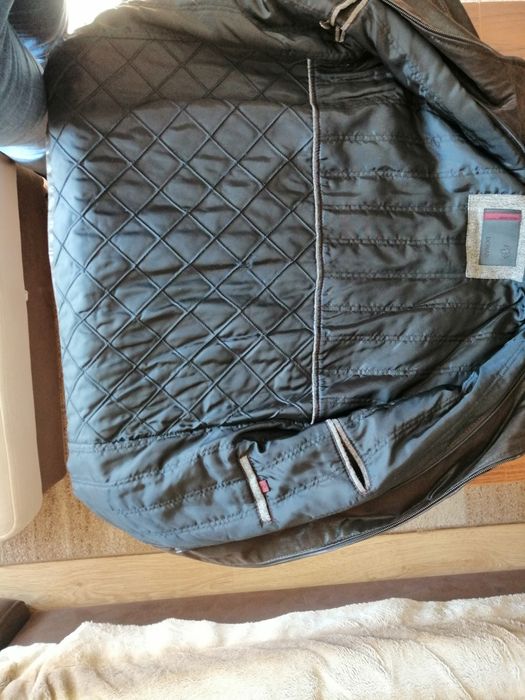 Kurtka Skórzana brązowa