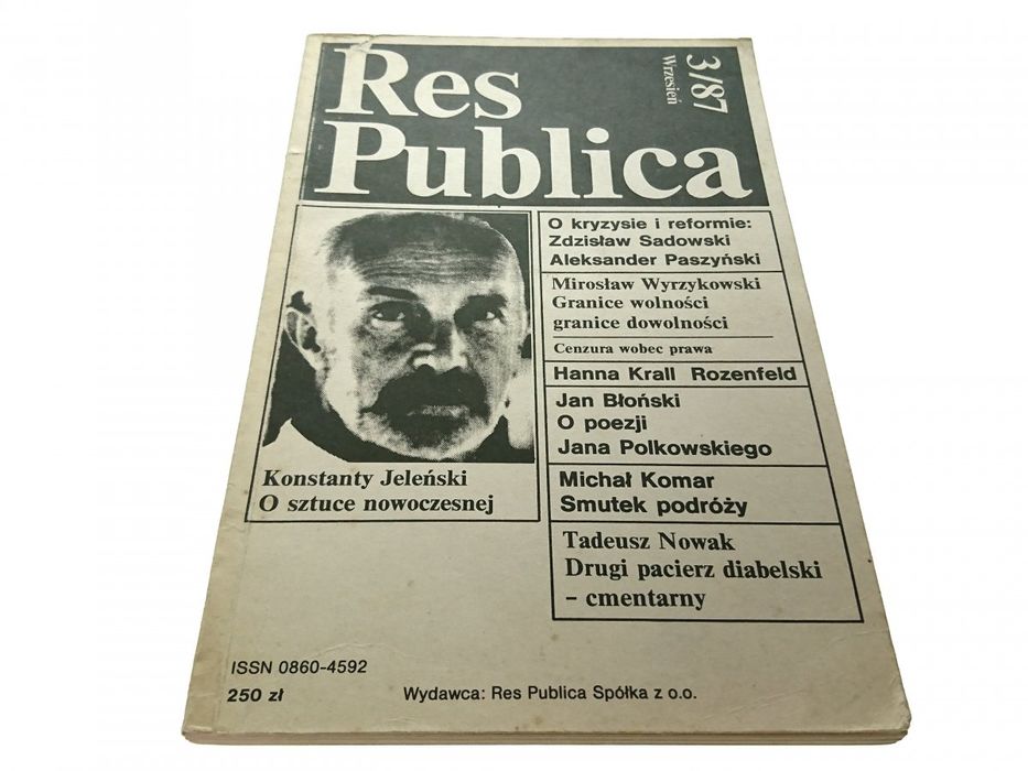 Res Publica 3/87 Wrzesień