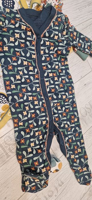 Pajacyki next 0_3 m 62 cm 3 pack nowe  Kwiatuszki