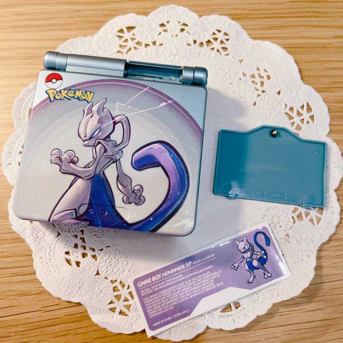 Game Boy Advance SP Mewtwo Shell