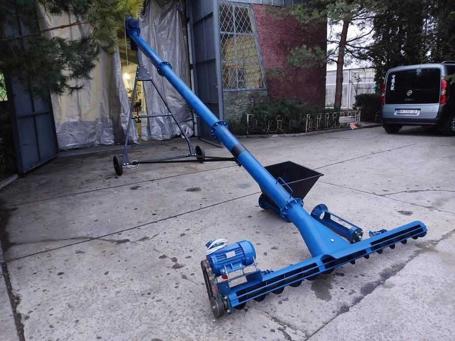 Шнековий погрузчик, загрузчик, шнек, конвейер, зерна, протруювач