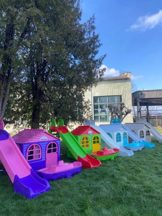 Розпродаж склада! Дитячий майданчик горка будиночок пісочниця