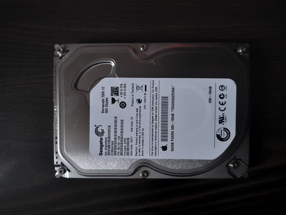 Жесткий диск HDD Seagate Barracuda 500GB 7200rpm 16MB 3.5 SATAII пк