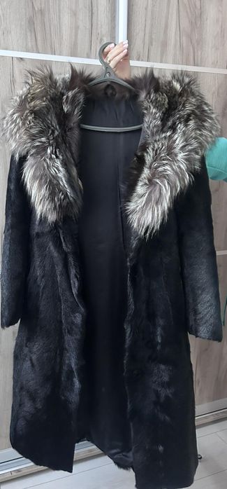 Шуба з натуральрої кози