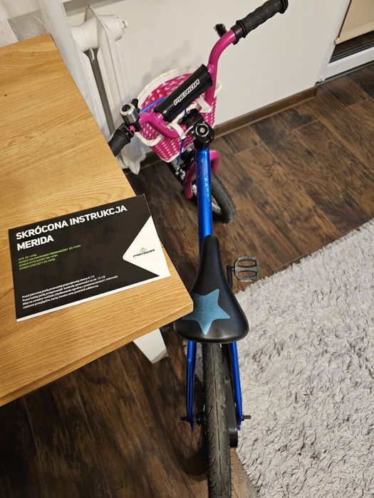 MERIDA MATTS J.16 rower dla Dzieci+Kółka boczne do nauki jazdy.