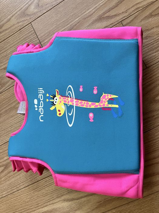 Colete de Natação espuma rosa NABAIJI (decatlon)