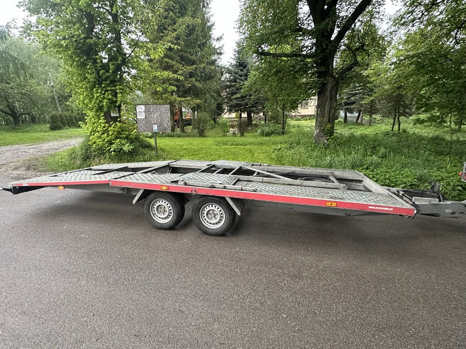 Laweta pietrowa Gewe na 2 auta skladany tyl