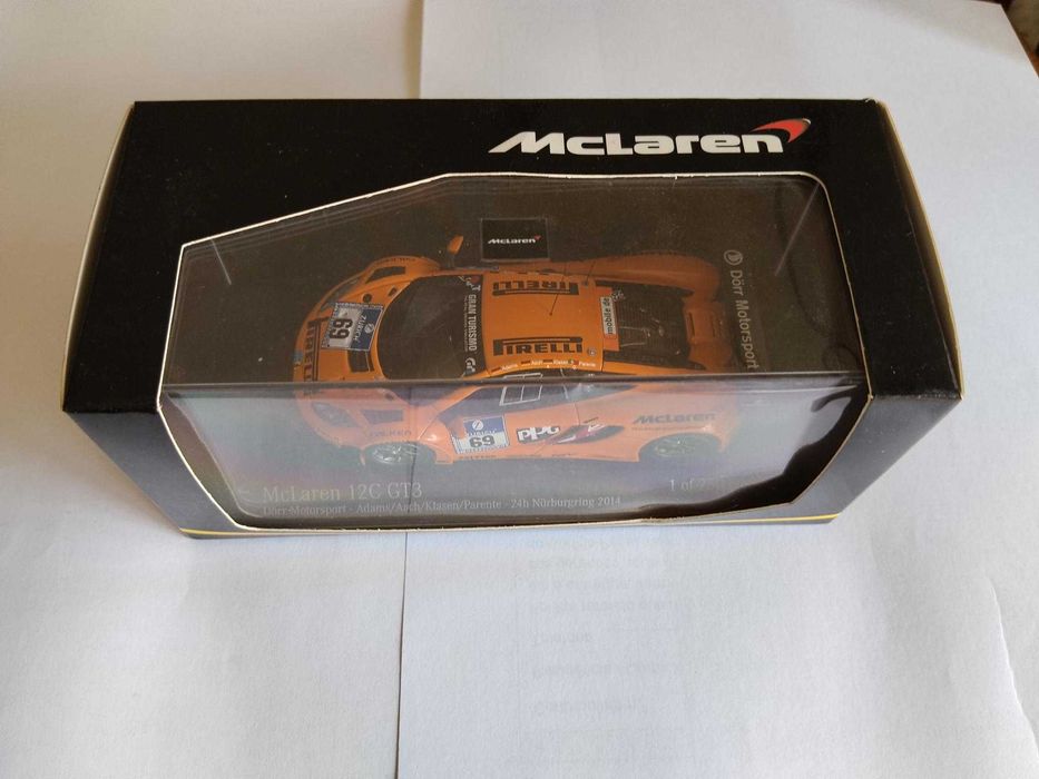 McLaren 12C GT3 24H Nurburgring 2014 Minichamps Parente/Adams/Asch/ Klasen