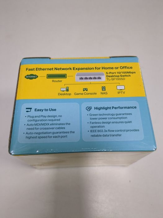 Комутатор TP-Link TL-SF1005D 5портiв