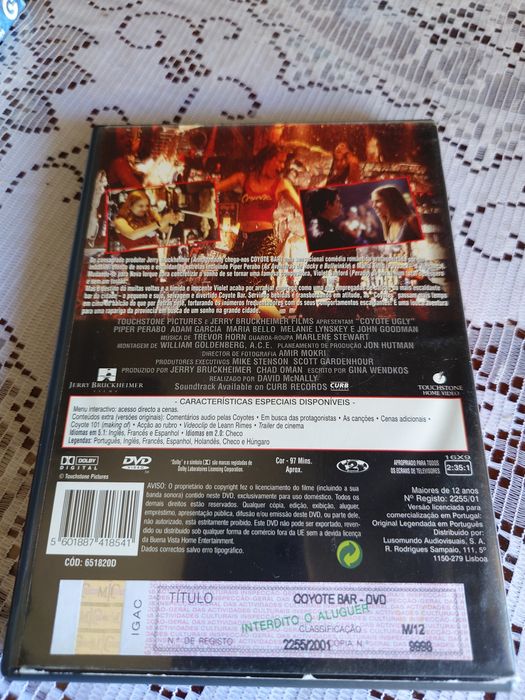 Cayote bar dvd filme