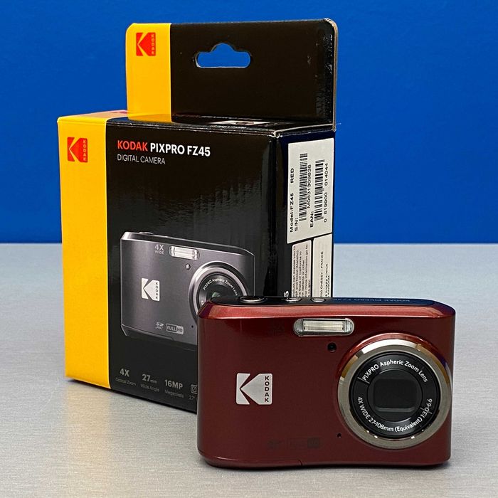 Kodak PixPro FZ45 - 16MP | Red | NOVA | 3 ANOS DE GARANTIA