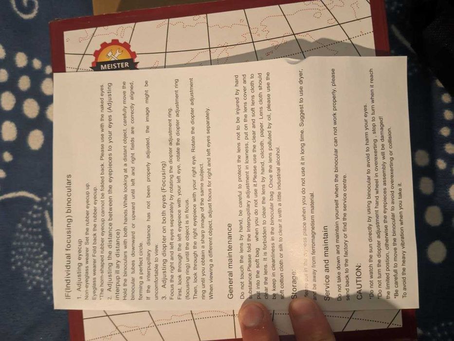Бінокль binoculars meister 179 7х50 168m/1000m Новий+чохол!