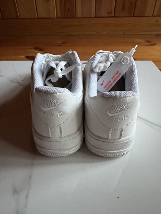 Białe buty sneakersy w stylu Nike Air Force 1 '07 – nowe!