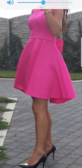 Elegancka suknia sukienka fuksja r. 36 EMO