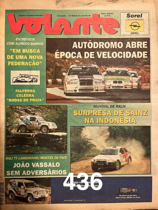 Vendo jornais Volante - ano 1996