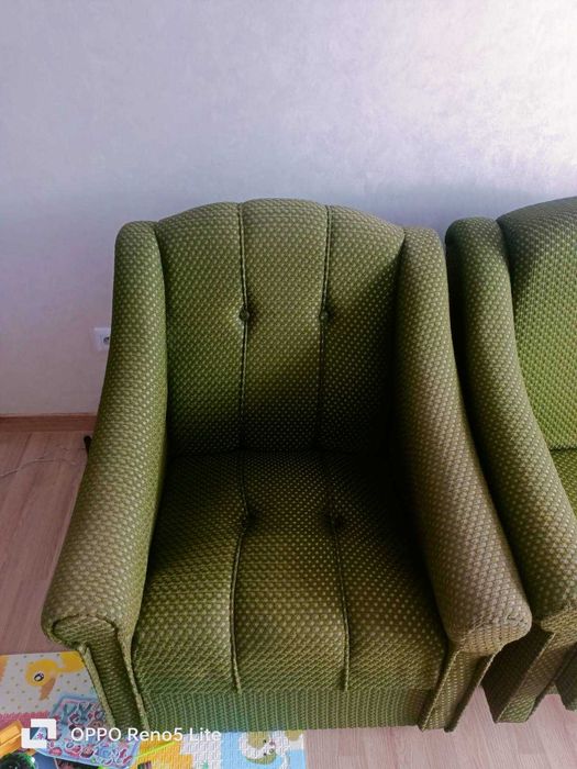 Диван розкладний з кріслами