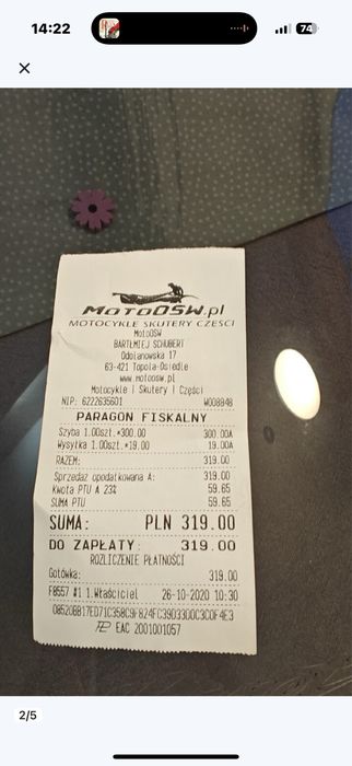 Szyba motocykla Honda CB 600 F