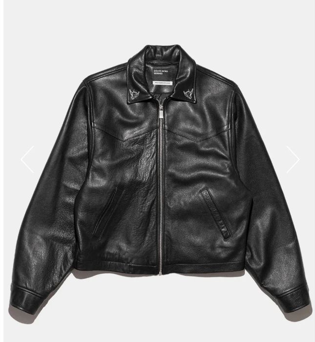 Шкіряна куртка Enfants Riches Déprimés Principe De L'amour Western Jacket 'Black/Ivory'