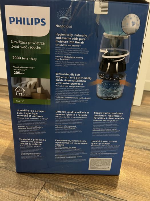 Philips Зволожувач повітря HU2716/10, серія 2000