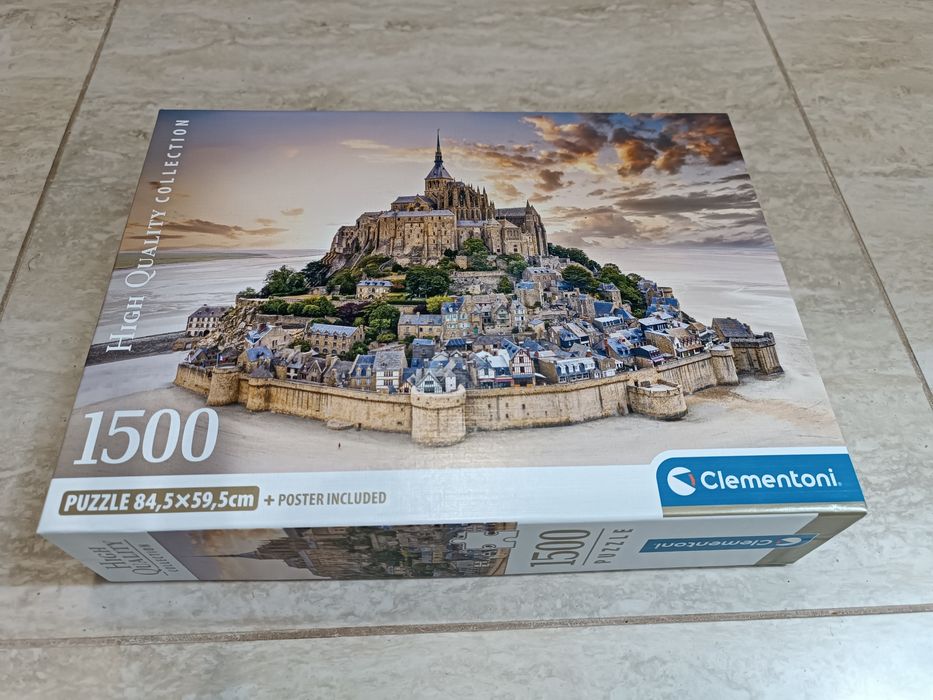 Puzzle Clementoni  1500 elementów High Quality Collection The Mont Saint-Michel Rising