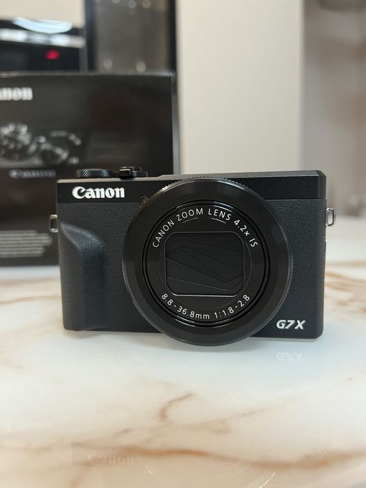 Цифрова фотокамера Canon Powershot G7 X Mark III Black В НАЯВНОСТІ