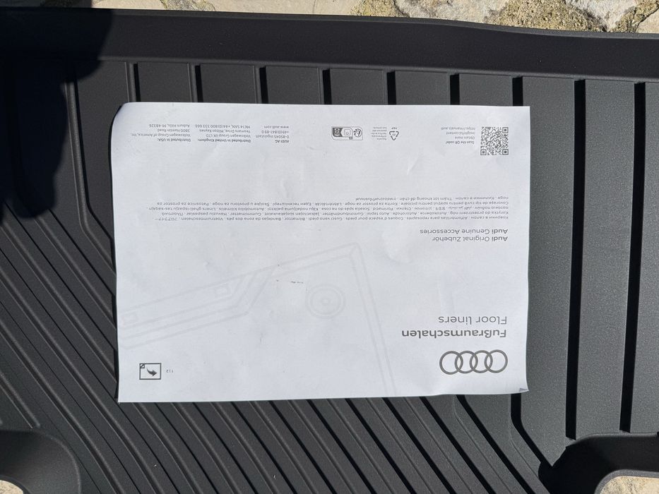 Tapetes borracha Audi Q6 e-tron