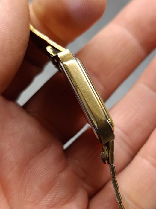 Śliczny zegarek męski damski unisex Citizen bransoleta Tank vintage