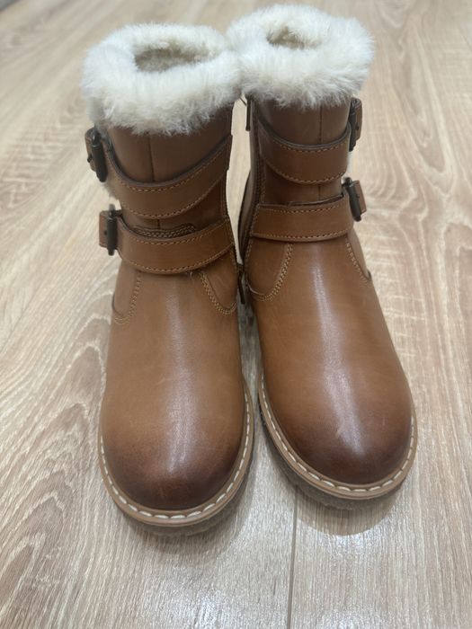 Сапожки шкіряні нові, ботінки, зима