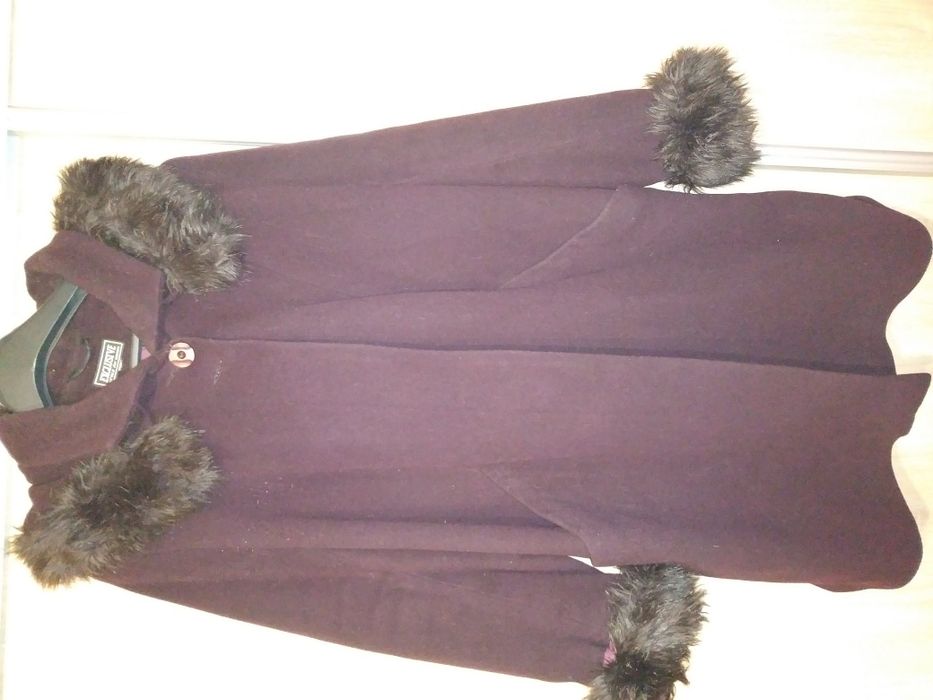 Płaszczyk flauszowy