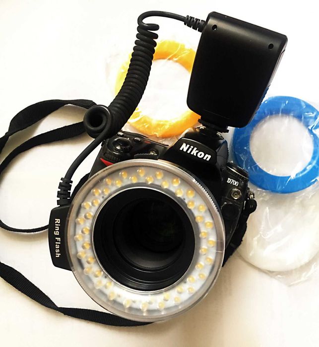 Кільцевий спалах LED Macro Ring Flash RF-500 D
