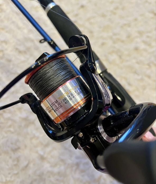 Wędka Robinson 2,70 m 5-25 g (spinning) + kołowrotek + plecionka