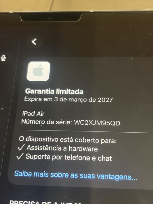 Ipad M1 air 5 wifi celuar como 10 ciclos carregamento