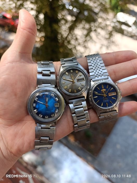 Seiko / Orient — винтажные механические часы