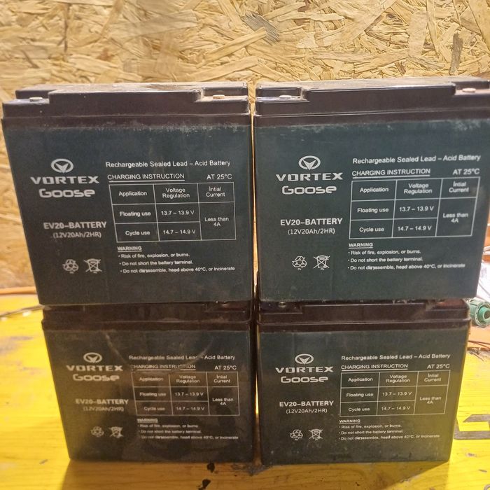 Baterias de chumbo 12v 20ah