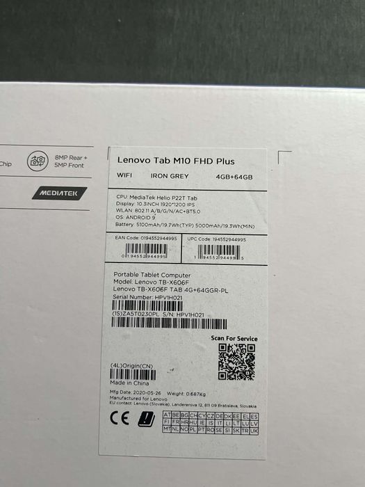 tablet Lenovo M10 FHD Plus 4/64 gb dobry stan