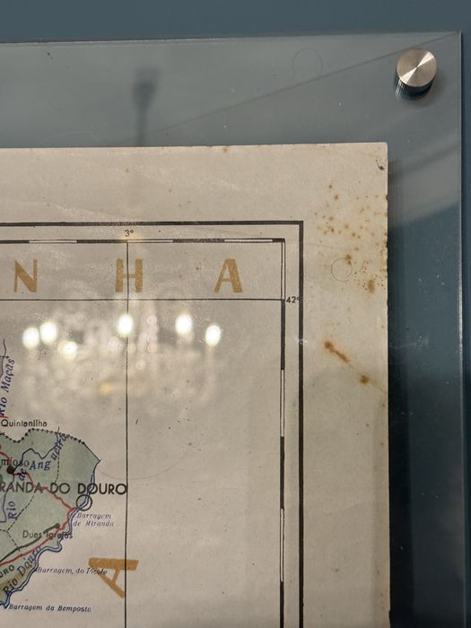 Mapa de Portugal Continental - Coord. J.R.Silva