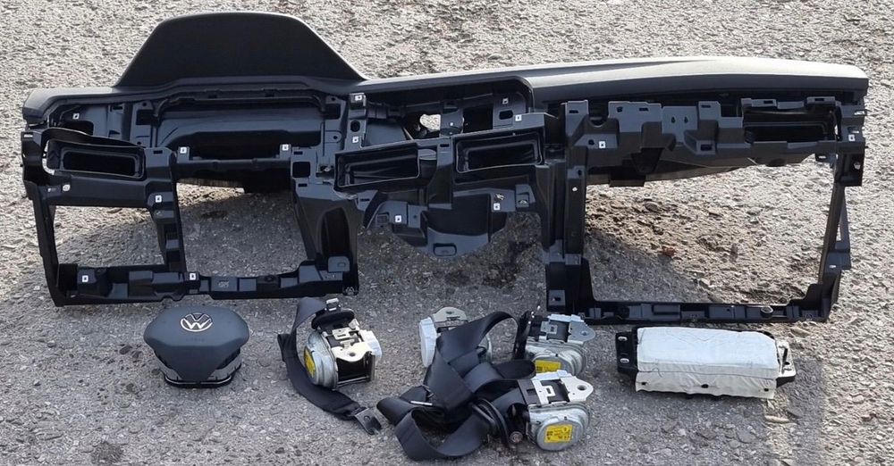 Kit airbags, cintos de segurança e tablier para Volkswagen VW Golf 8