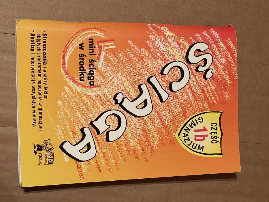 Książka - Ściąga cz.1b - Streszczenie lektur i wierszy - B.Wojnar