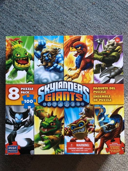 Puzzle 8 em 1 Skylanders