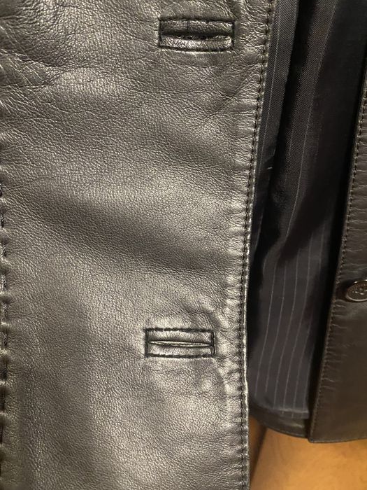 Кожаный пиджак