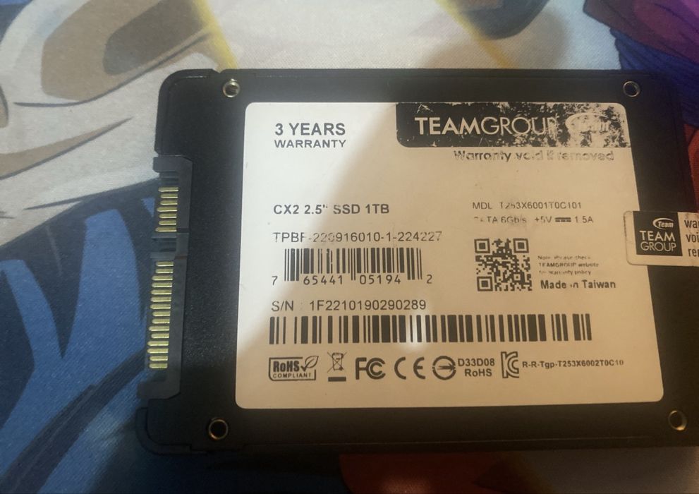 ssd 1tb Team group cx2 2.5"