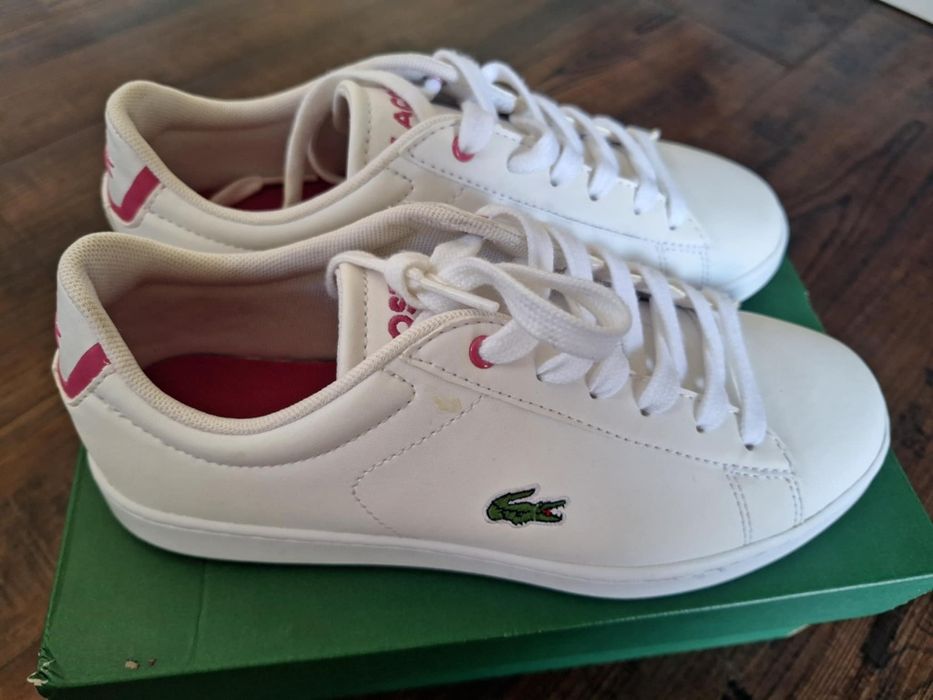 Buty białe Lacoste