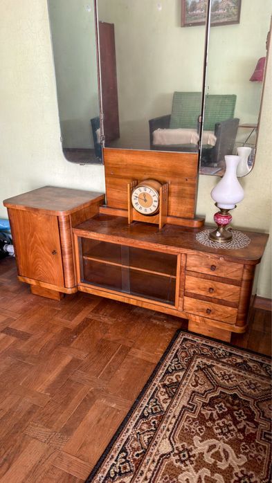 Toaletka PRL w stylu Art Deco
