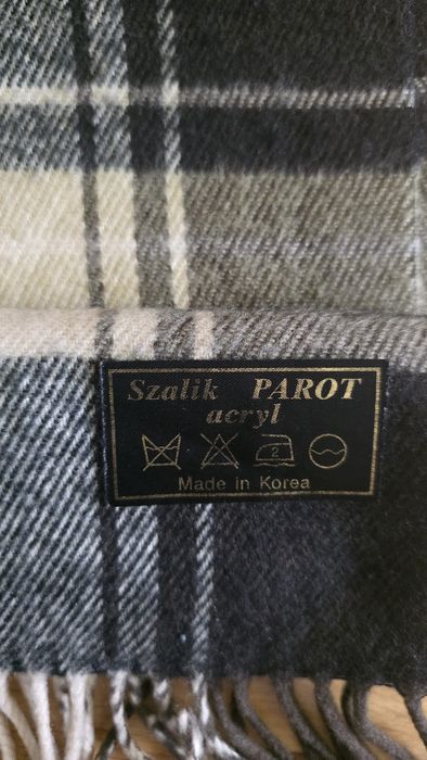 Szalik w kratke unisex