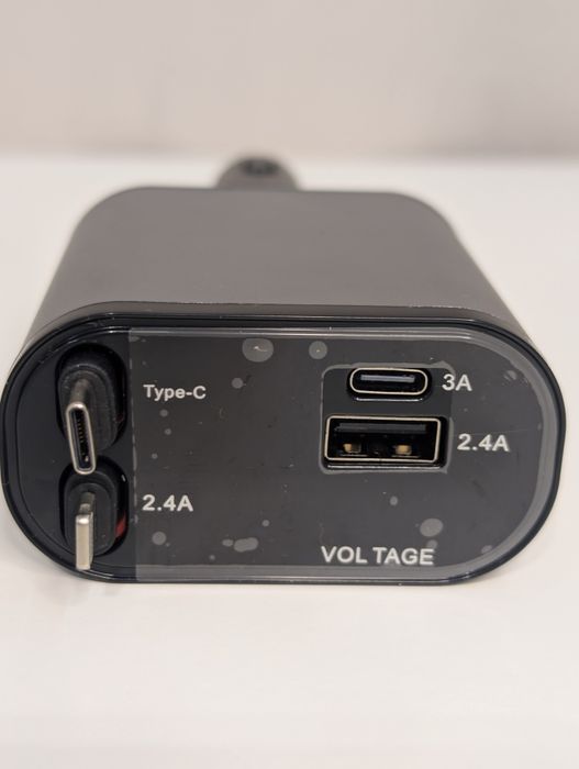 Автомобільна швидка зарядка 4в1 SUPER FAST CHARGE 120W