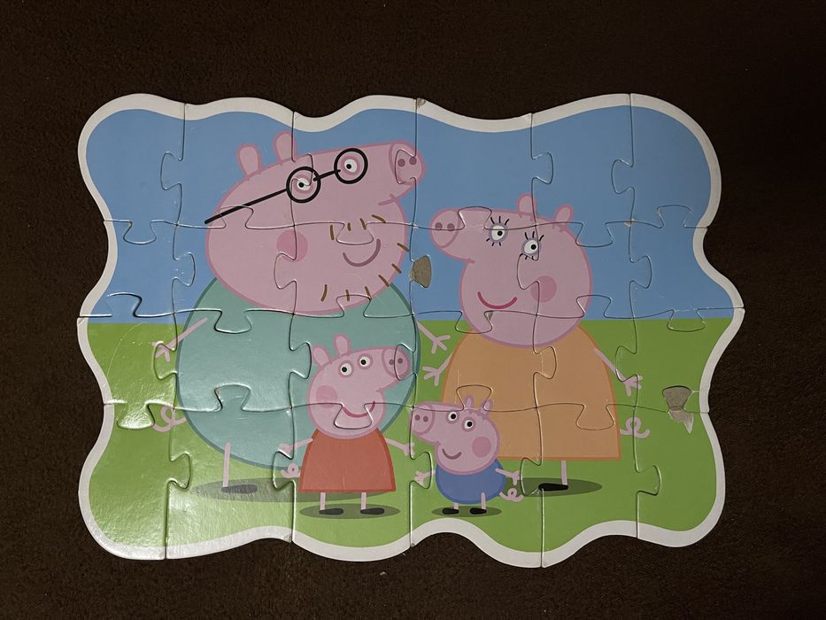 Набір пазлів Trefl Peppa Pig 9 в 1+подарунки (пазл і розмальовка)